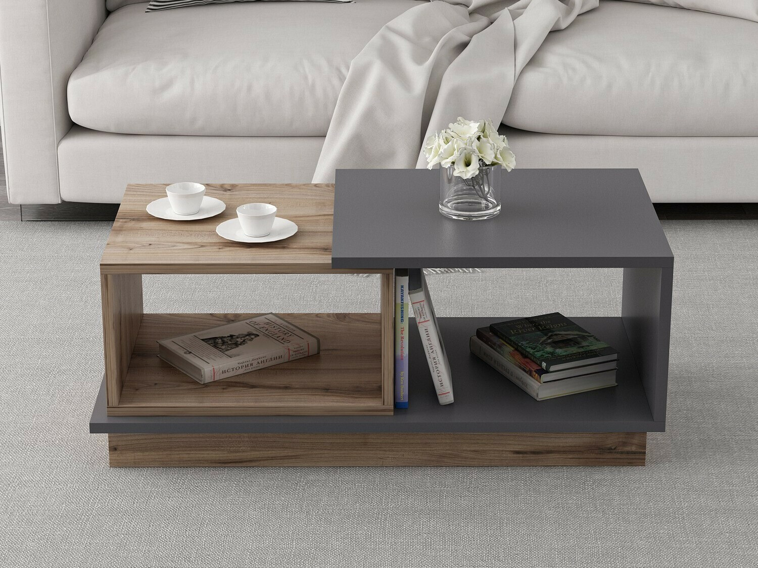 Diivanilaud Kailua 2582 (Antratsiit + Tamm)