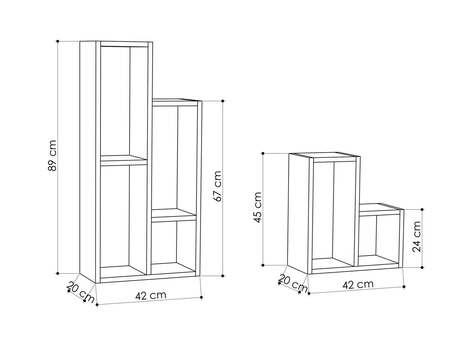Riiulikomplekt Kailua 1091 (Tamm)