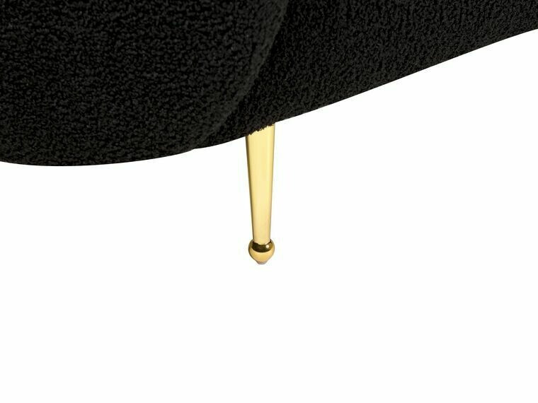 Pehme mööbli komplekt Berwyn 124 (Must + Kuldne)