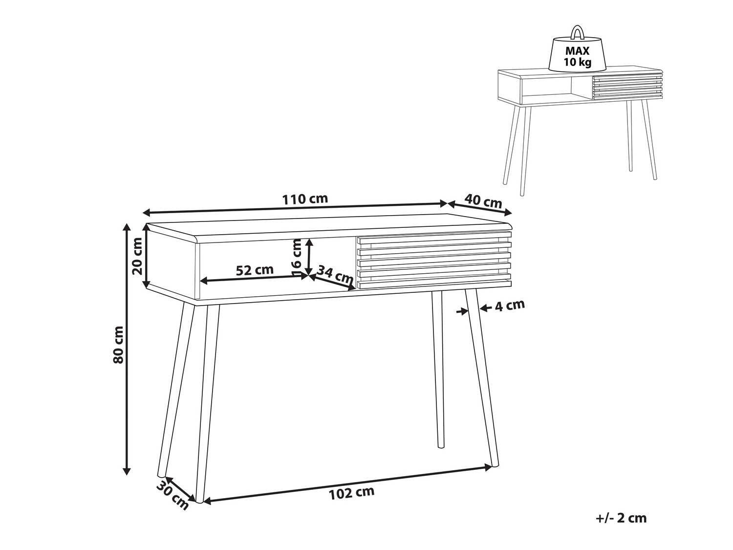 Konsoollaud Berwyn 135
