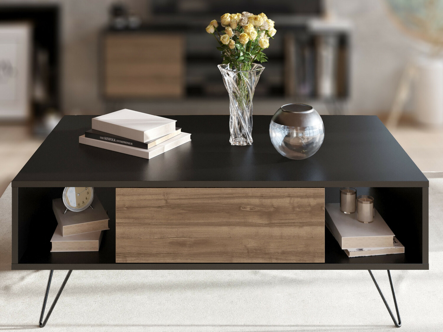 Diivanilaud Kailua 1211 (Must + Pähkel)