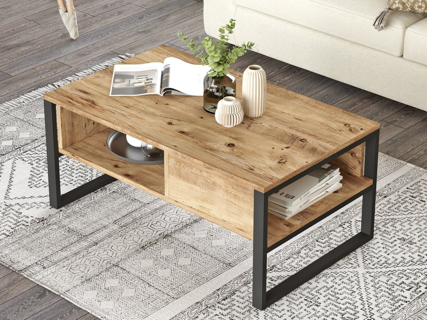 Diivanilaud Kailua 1220 (Must + Mänd)