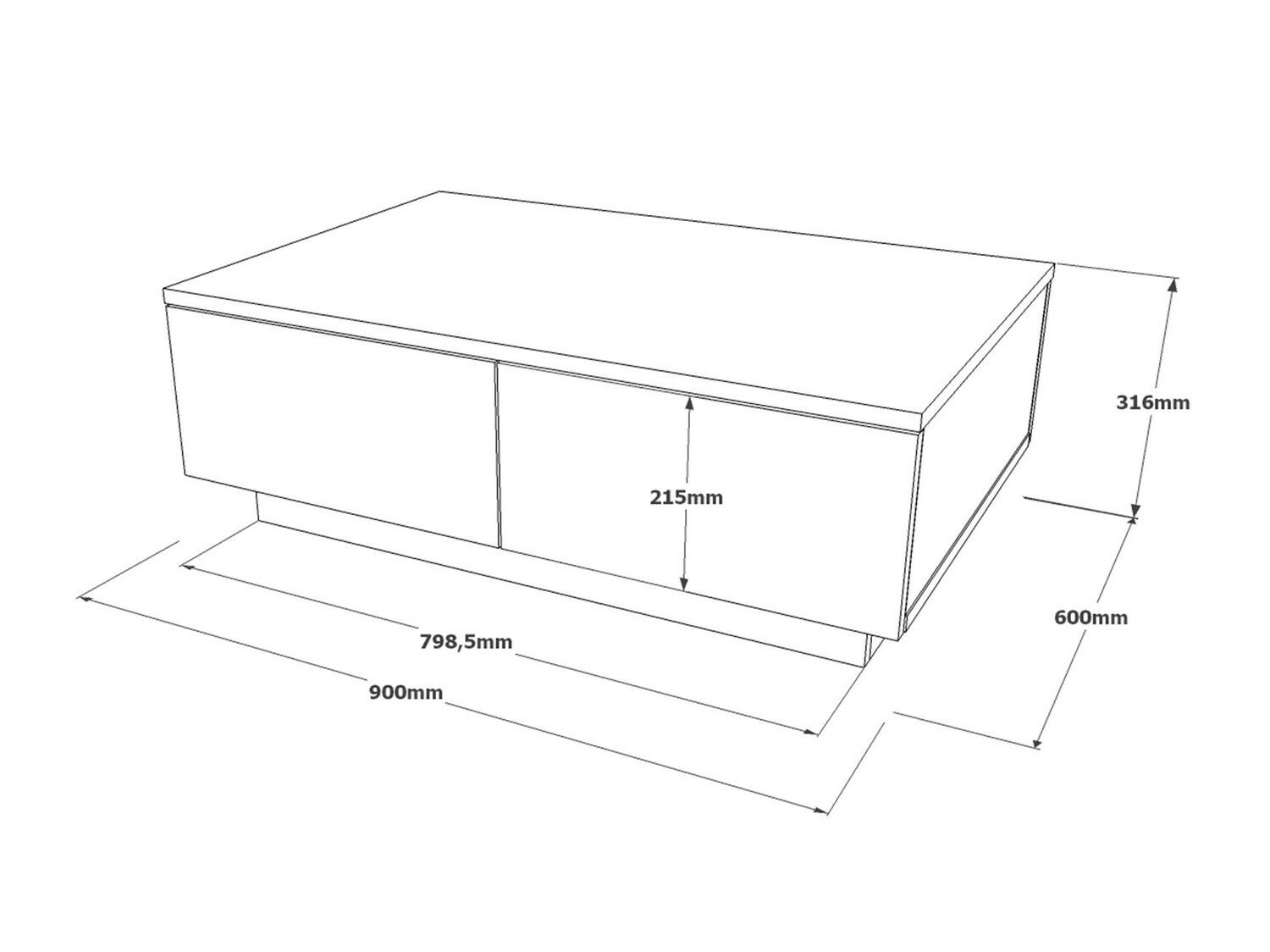 Diivanilaud Kailua 1248 (Antratsiit + Helehall)