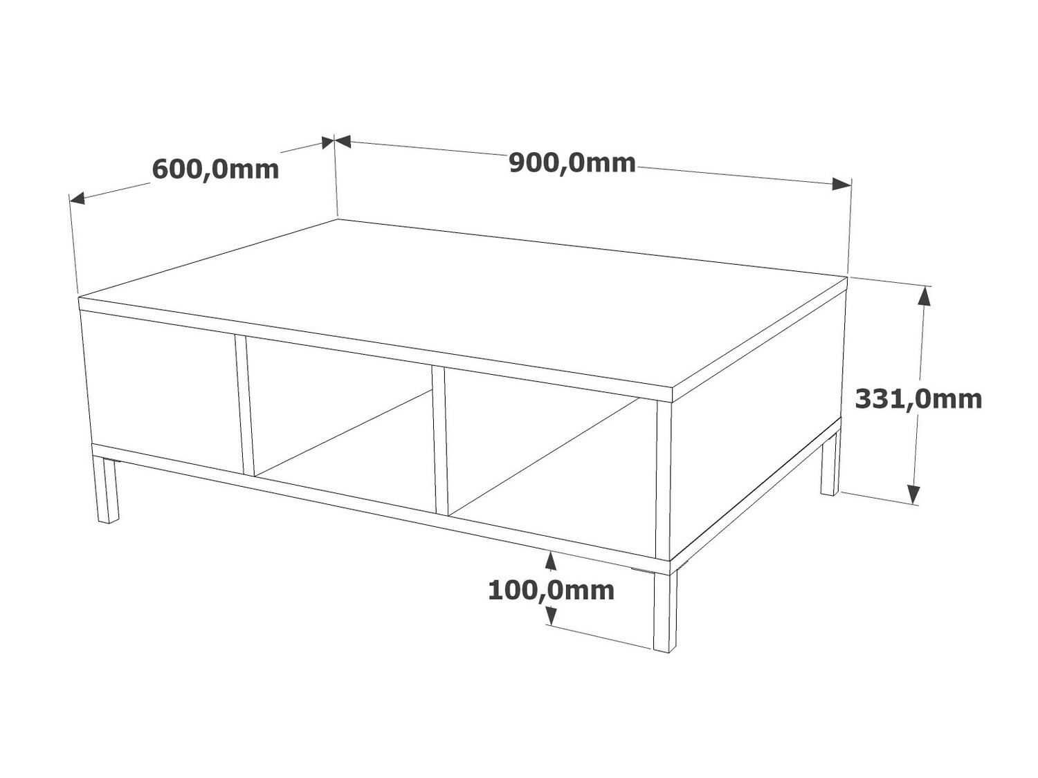 Diivanilaud Kailua 1261