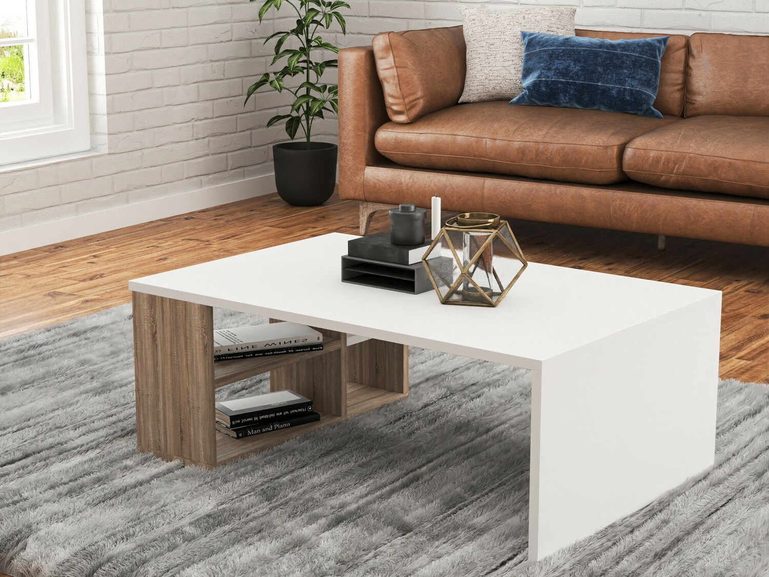 Diivanilaud Kailua 1265 (Valge + Ere puit)