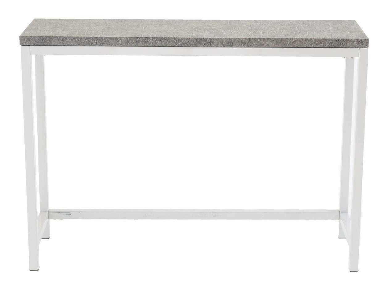 Konsoollaud Dallas 2468 (Valge + Betoon)