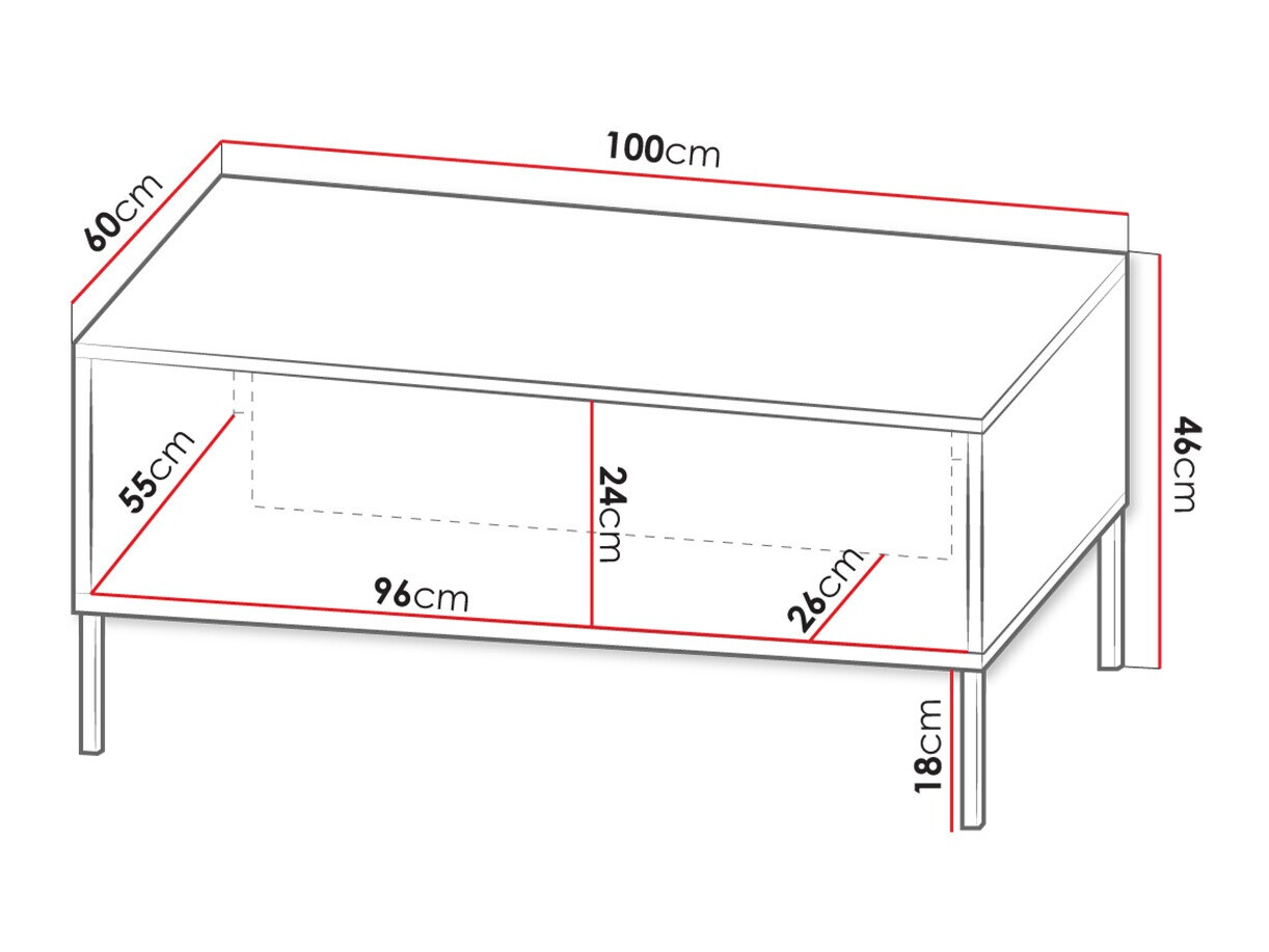 Diivanilaud Humanum (Valge)