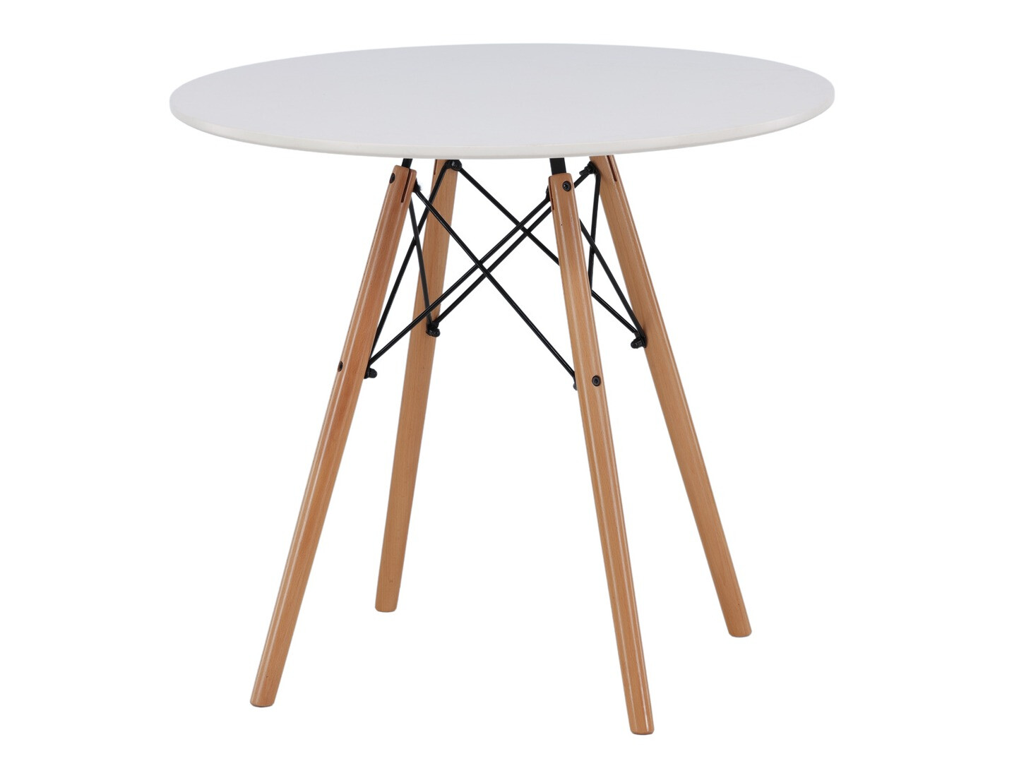 Söögitoakomplekt Dallas 4244 (Valge + Helepruun)