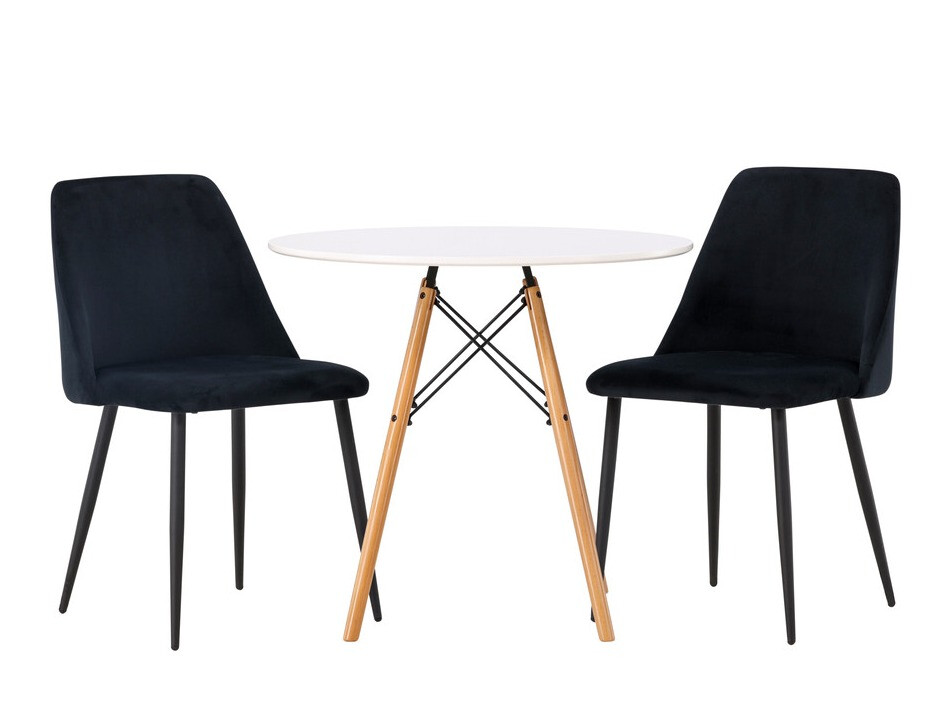 Söögitoakomplekt Dallas 4245 (Must)