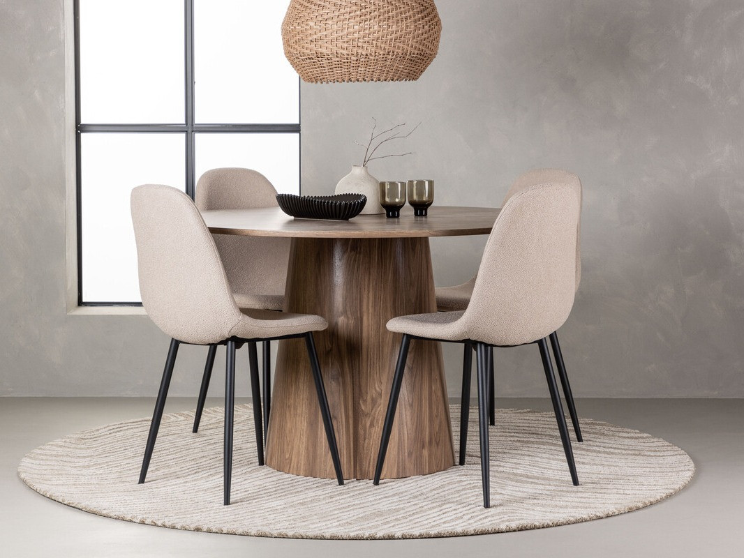 Söögitoakomplekt Dallas 4247 (Pruun)