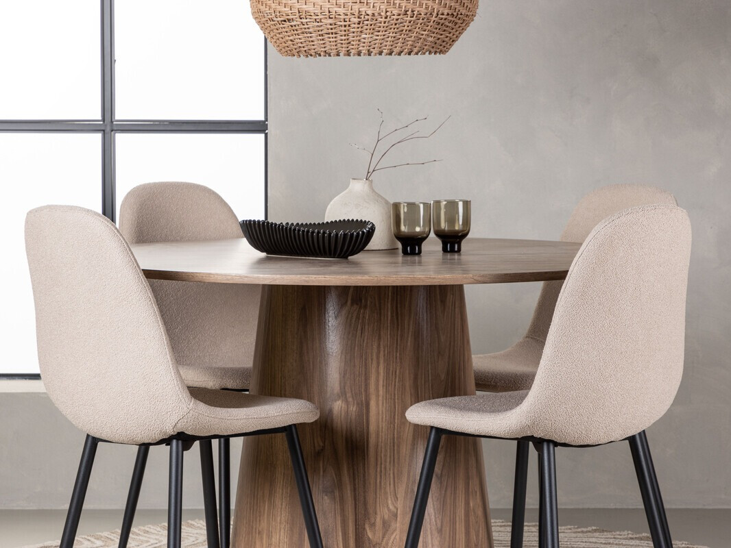 Söögitoakomplekt Dallas 4247 (Pruun)