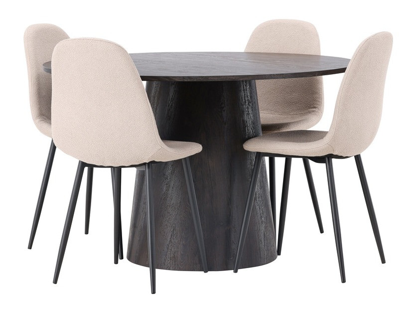 Söögitoakomplekt Dallas 4247 (Tumepruun)