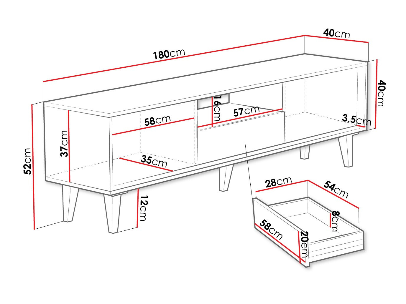 TV-alus Comfivo Romtori I
