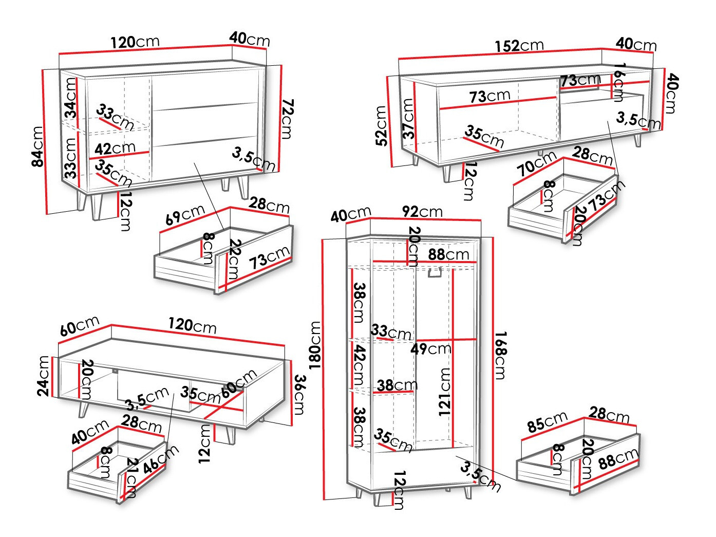 Elutoa komplekt Comfivo Romtori I