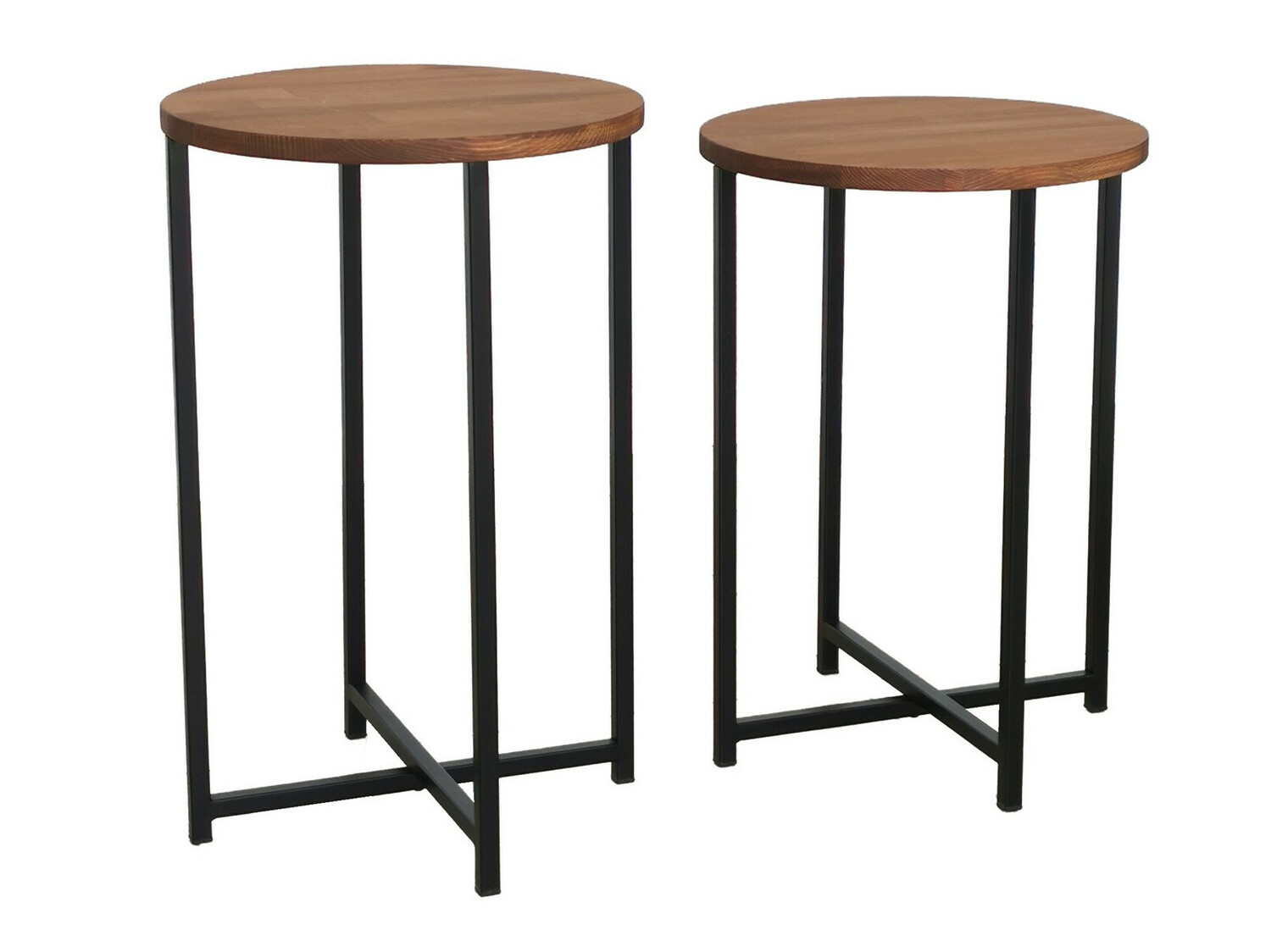 Kõrvallaudade komplekt Kailua 1625 (Must + Tamm)