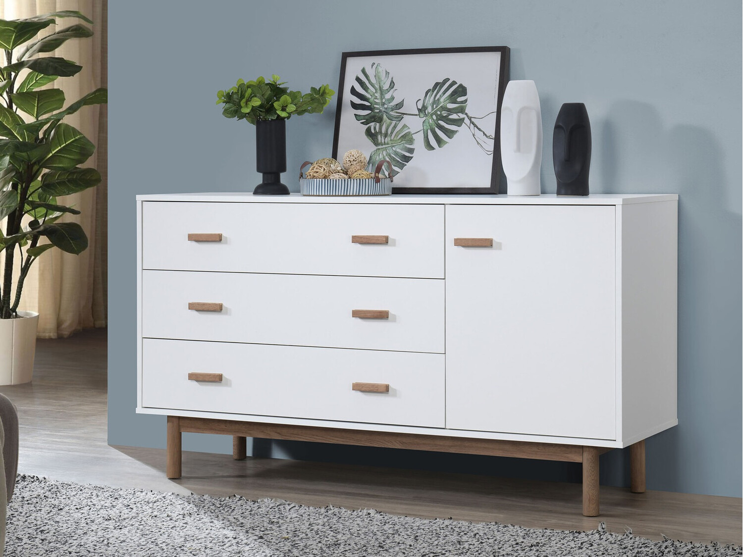 Kummut Nolcalu 100 (Valge + Tamm)