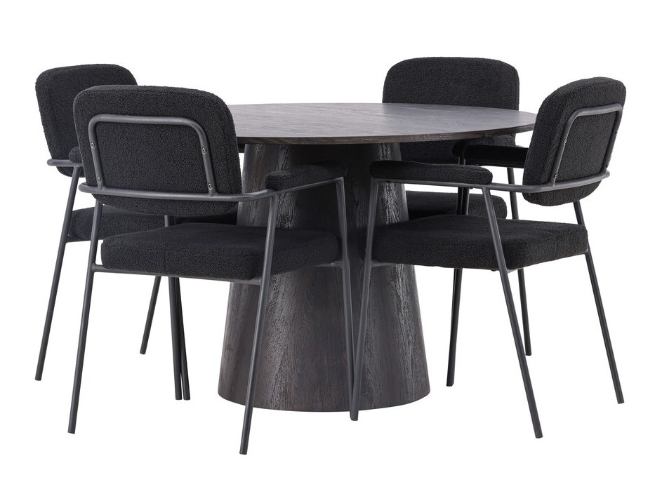 Söögitoakomplekt Dallas 4250 (Tumepruun)