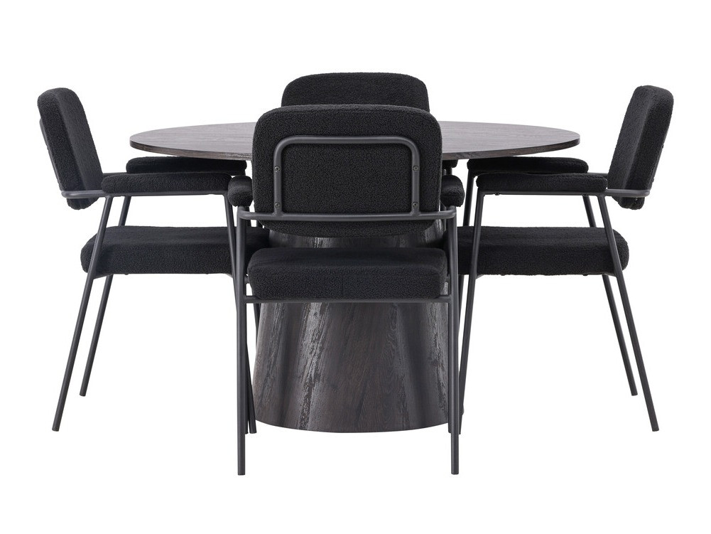 Söögitoakomplekt Dallas 4250 (Tumepruun)