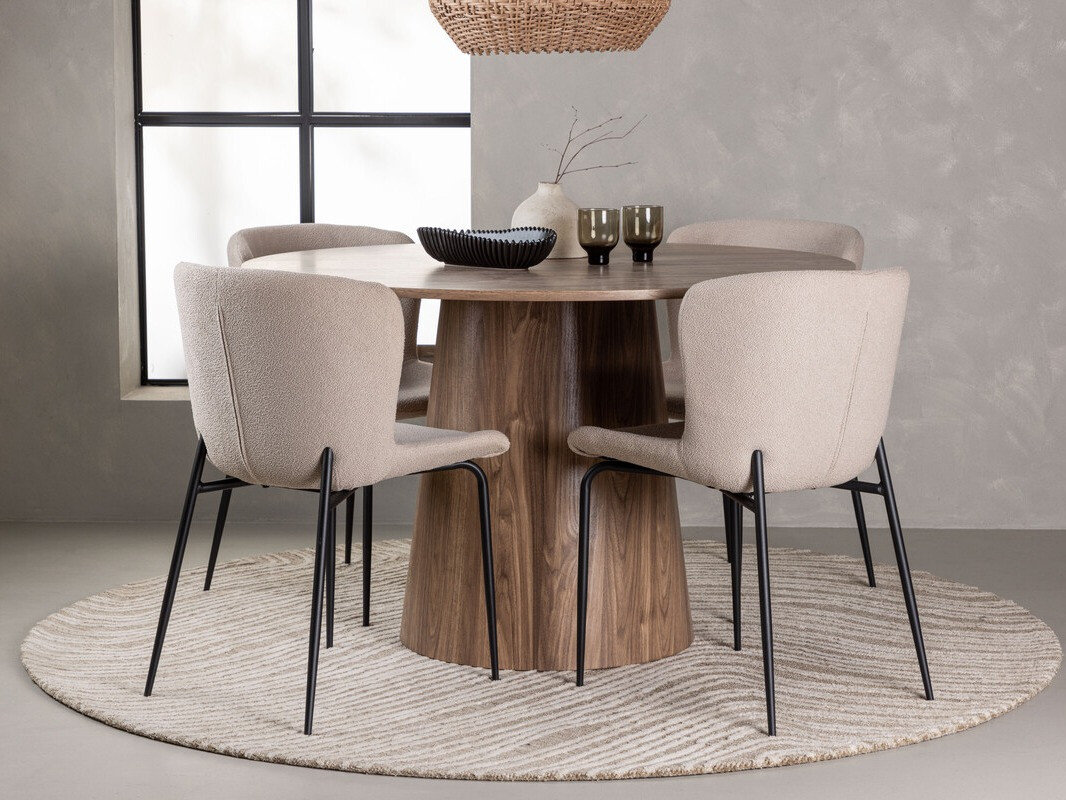 Söögitoakomplekt Dallas 4257 (Pruun)