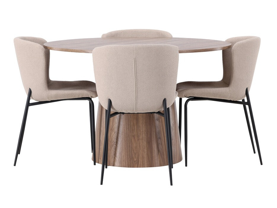 Söögitoakomplekt Dallas 4257 (Pruun)