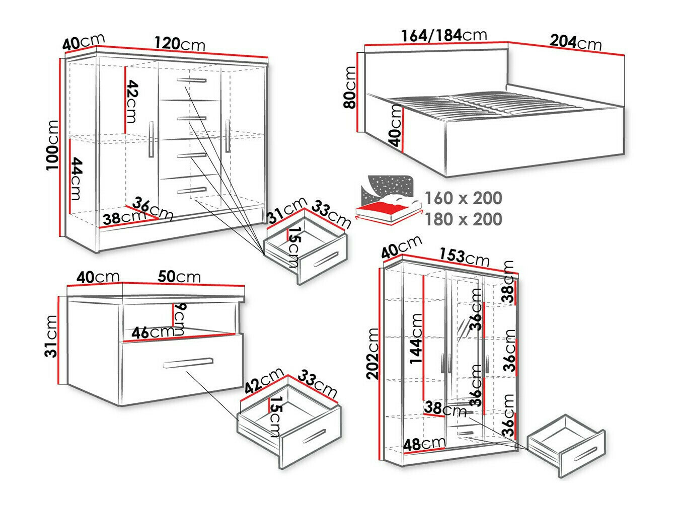 Magamistoakomplekt Comfivo Pastor
