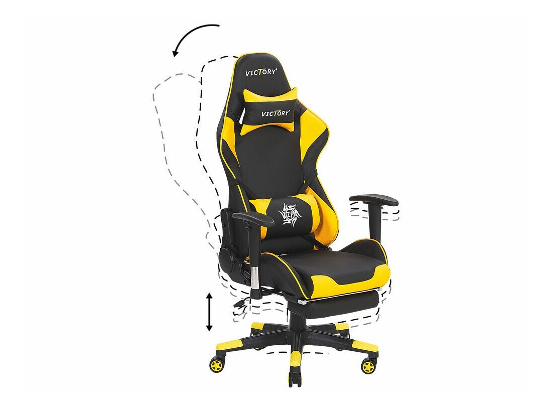 Mänguritool Berwyn 183 (Must + Kollane)