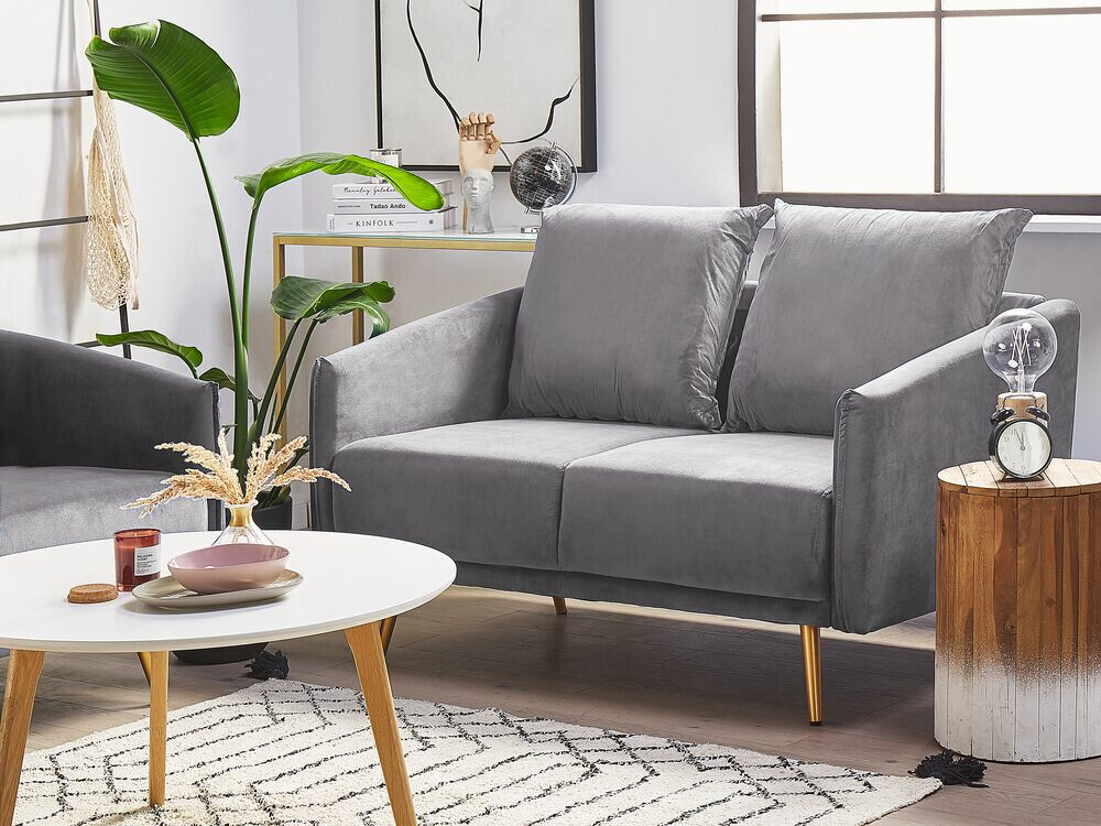 Pehme mööbli komplekt Berwyn 206 (Hall + Kuldne)