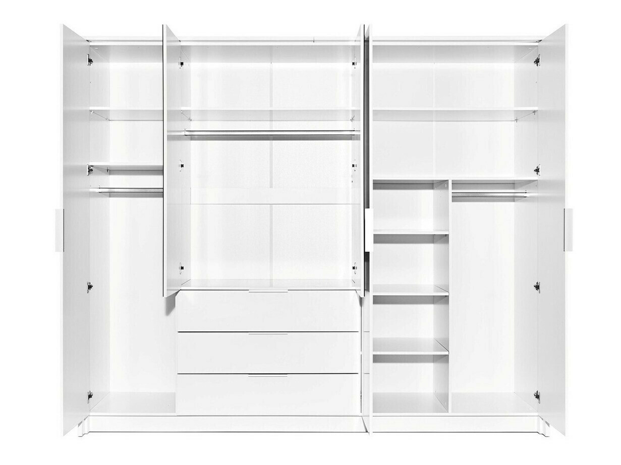 Riidekapp Honolulu 136 (Valge)