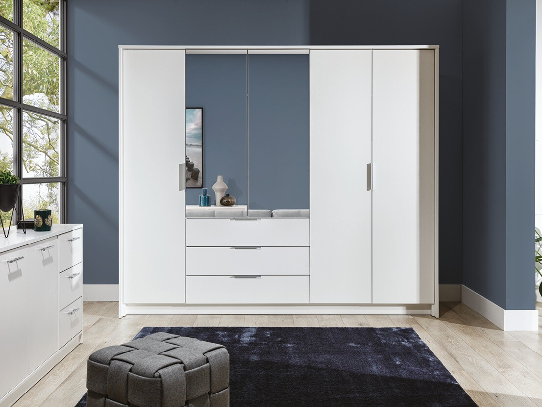 Riidekapp Honolulu 136 (Valge)