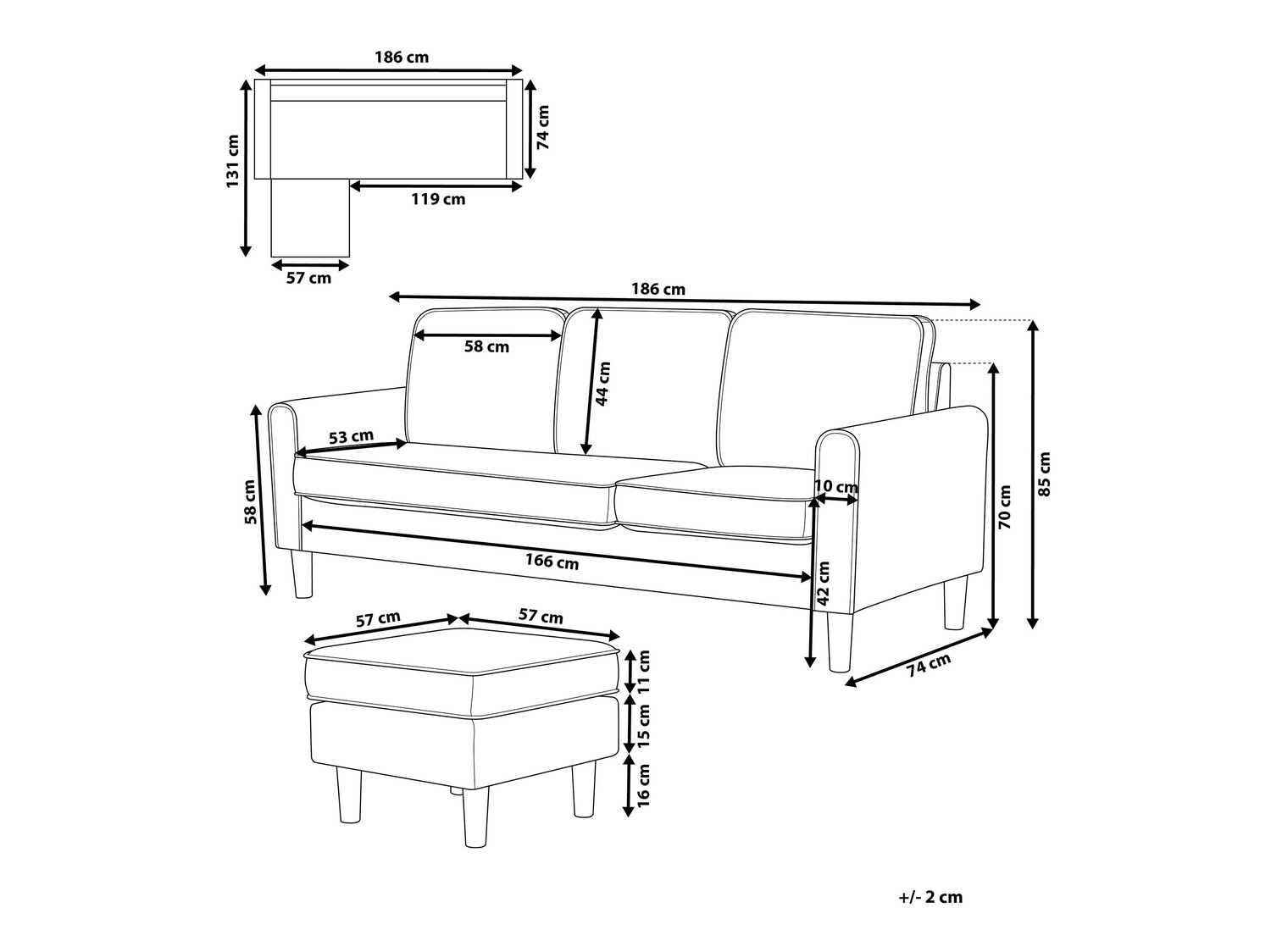 Diivan Berwyn 239 (Hall)