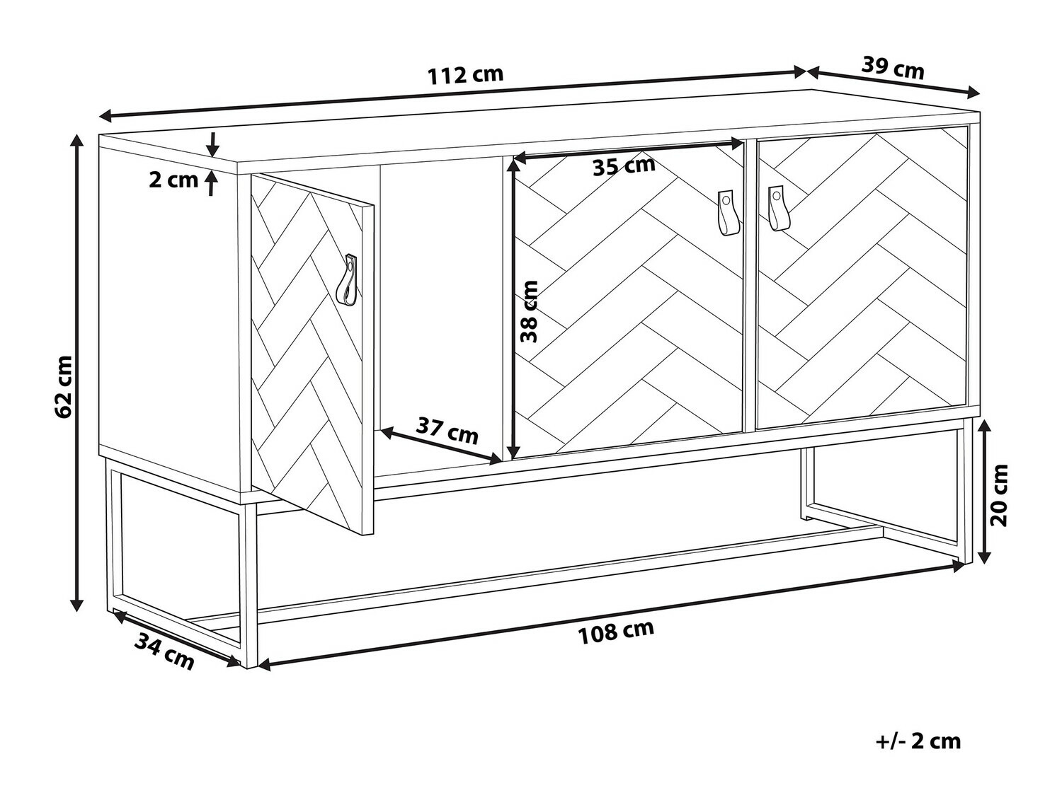 Kapp Fiotivu 101 (Valge + Must + Tume puit)