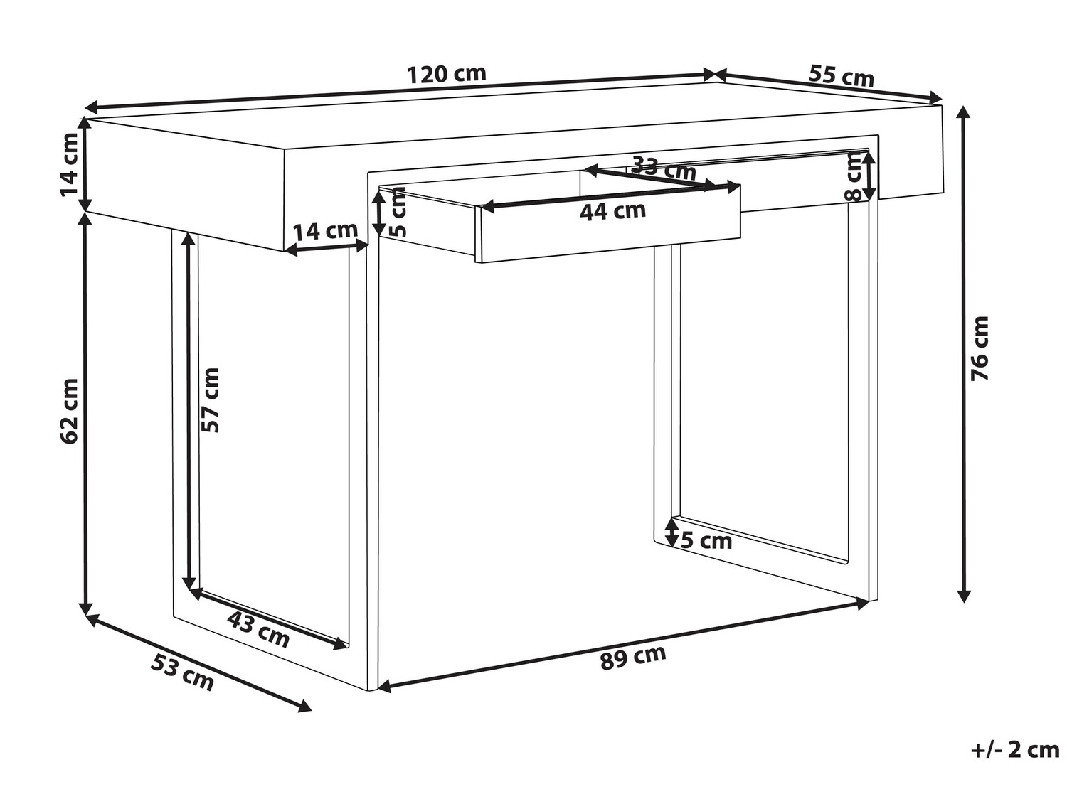 Kirjutuslaud Berwyn 231