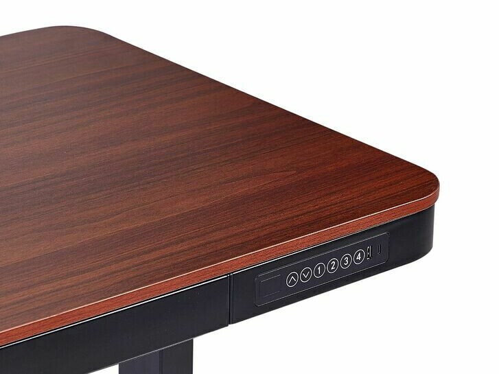 Reguleeritava kõrgusega töölaud Berwyn 224 (Must + Tume puit)