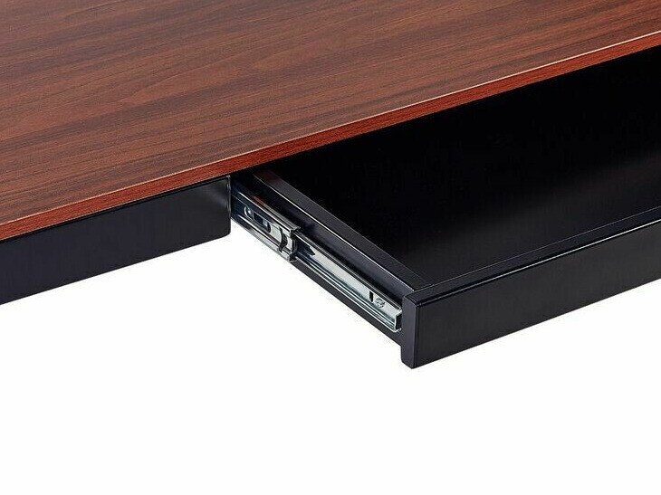 Reguleeritava kõrgusega töölaud Berwyn 224 (Must + Tume puit)