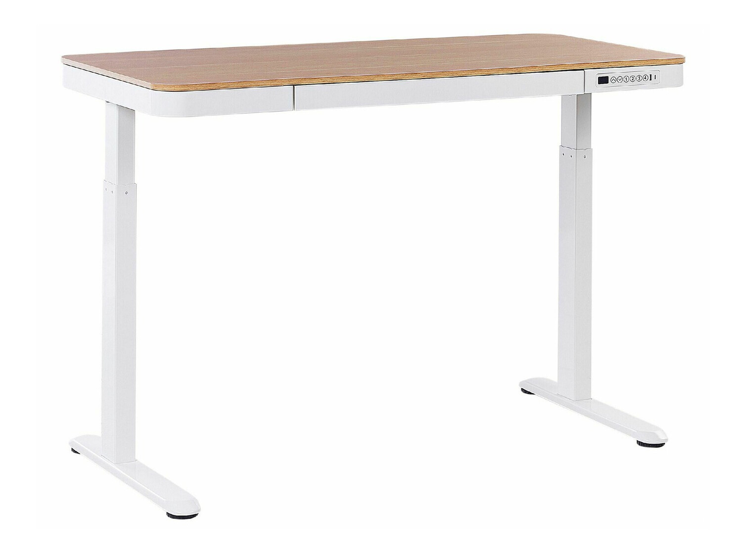 Reguleeritava kõrgusega töölaud Berwyn 224 (Valge + Ere puit)