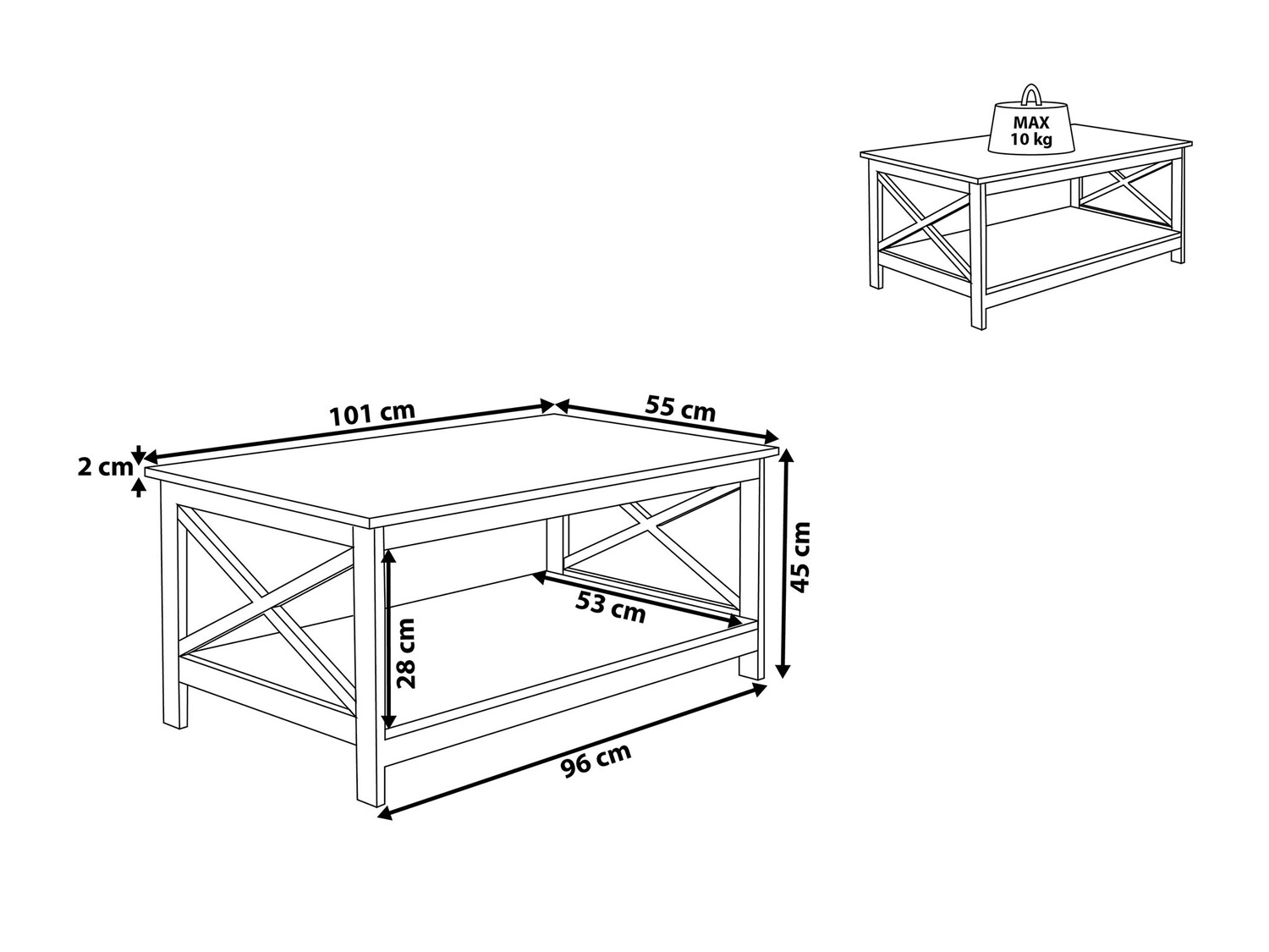 Diivanilaud Cateti 102 (Must)