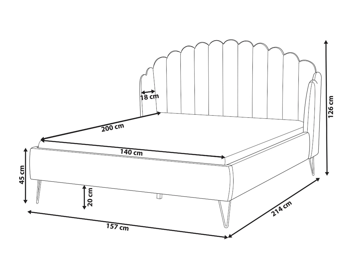 Voodi Berwyn 264 (Roosikarva)