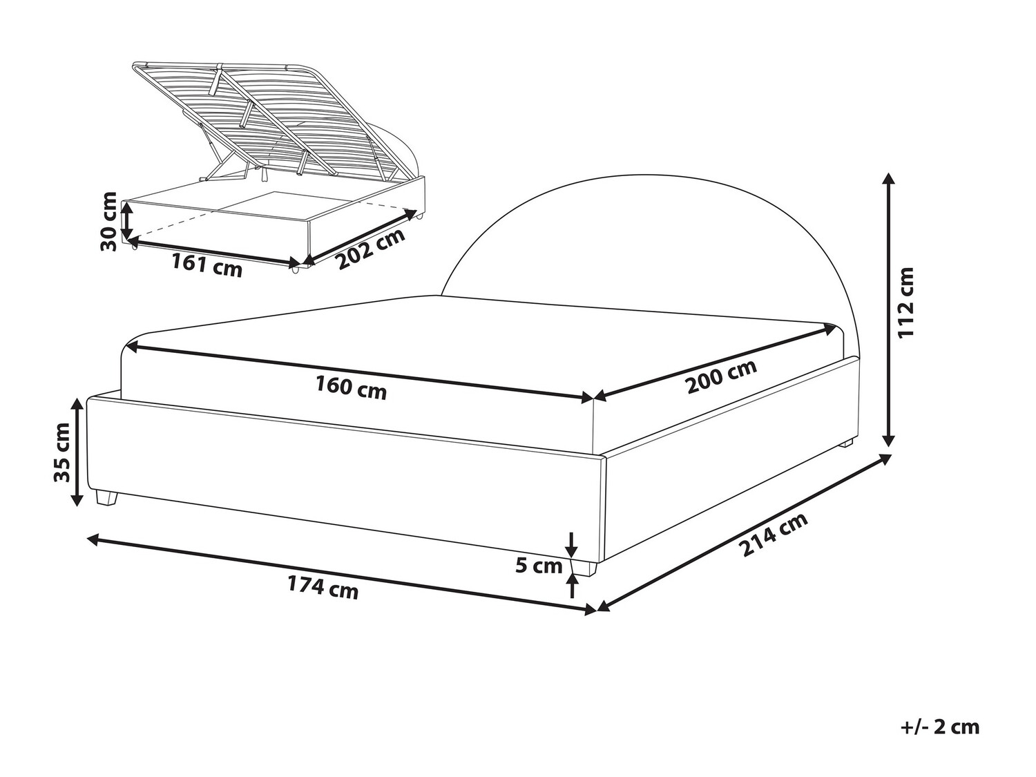 Voodi Berwyn 294 (Beež)