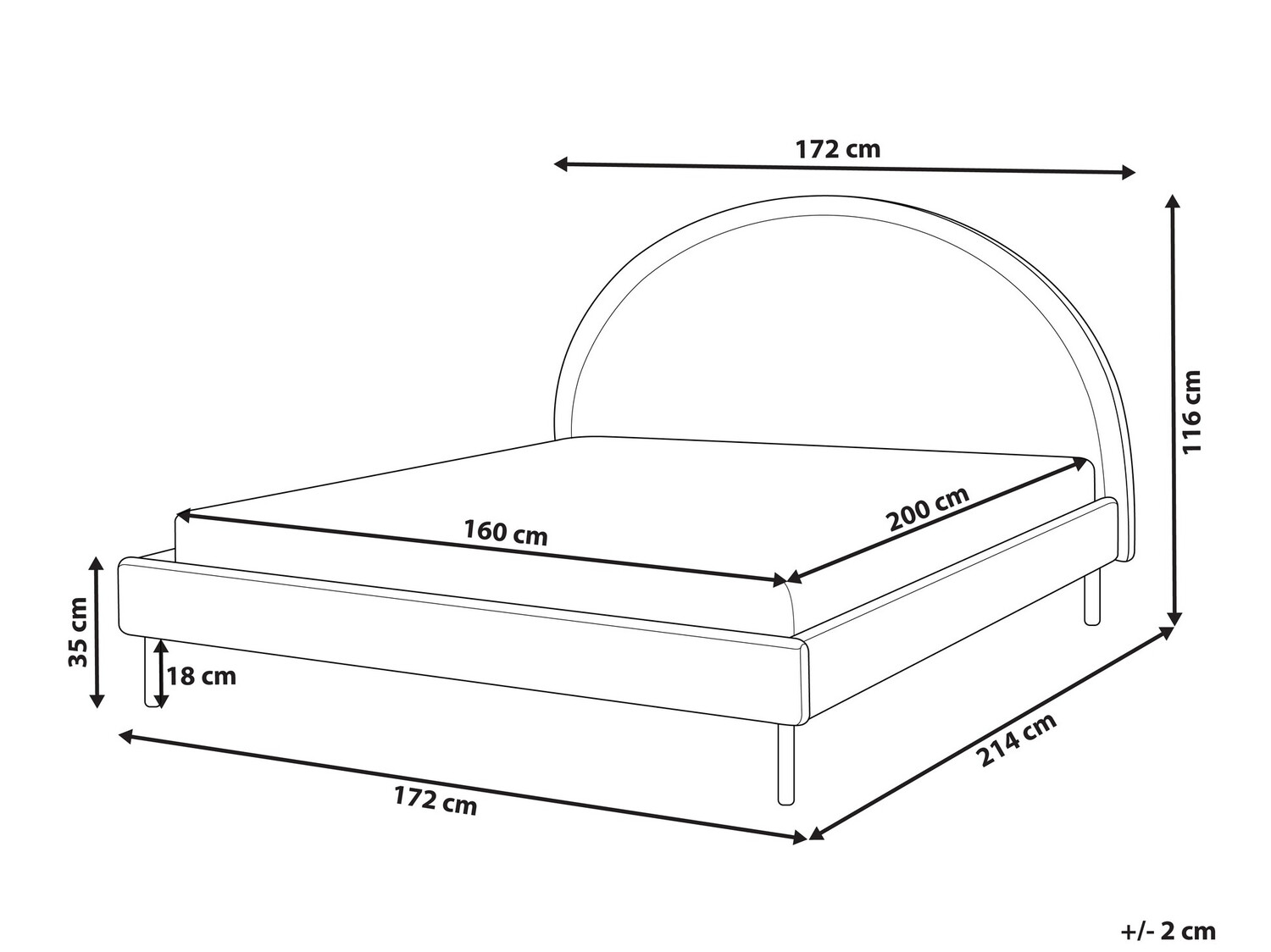 Voodi Berwyn 331 (Beež)