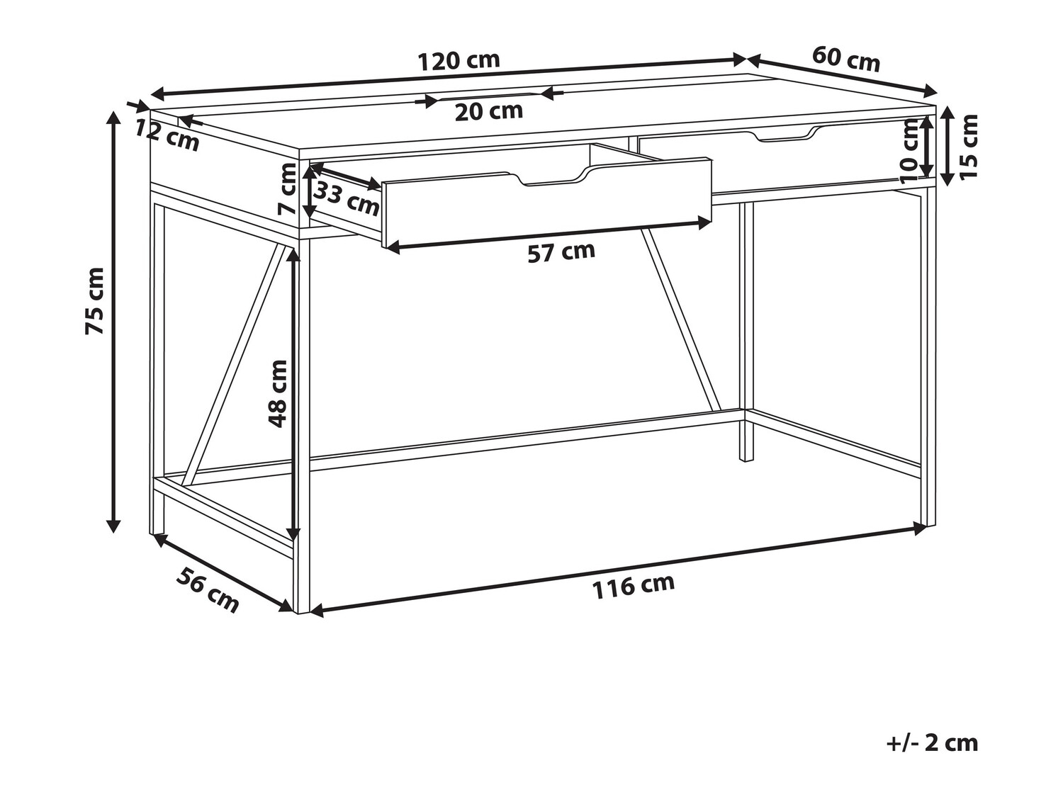Kirjutuslaud Berwyn 385