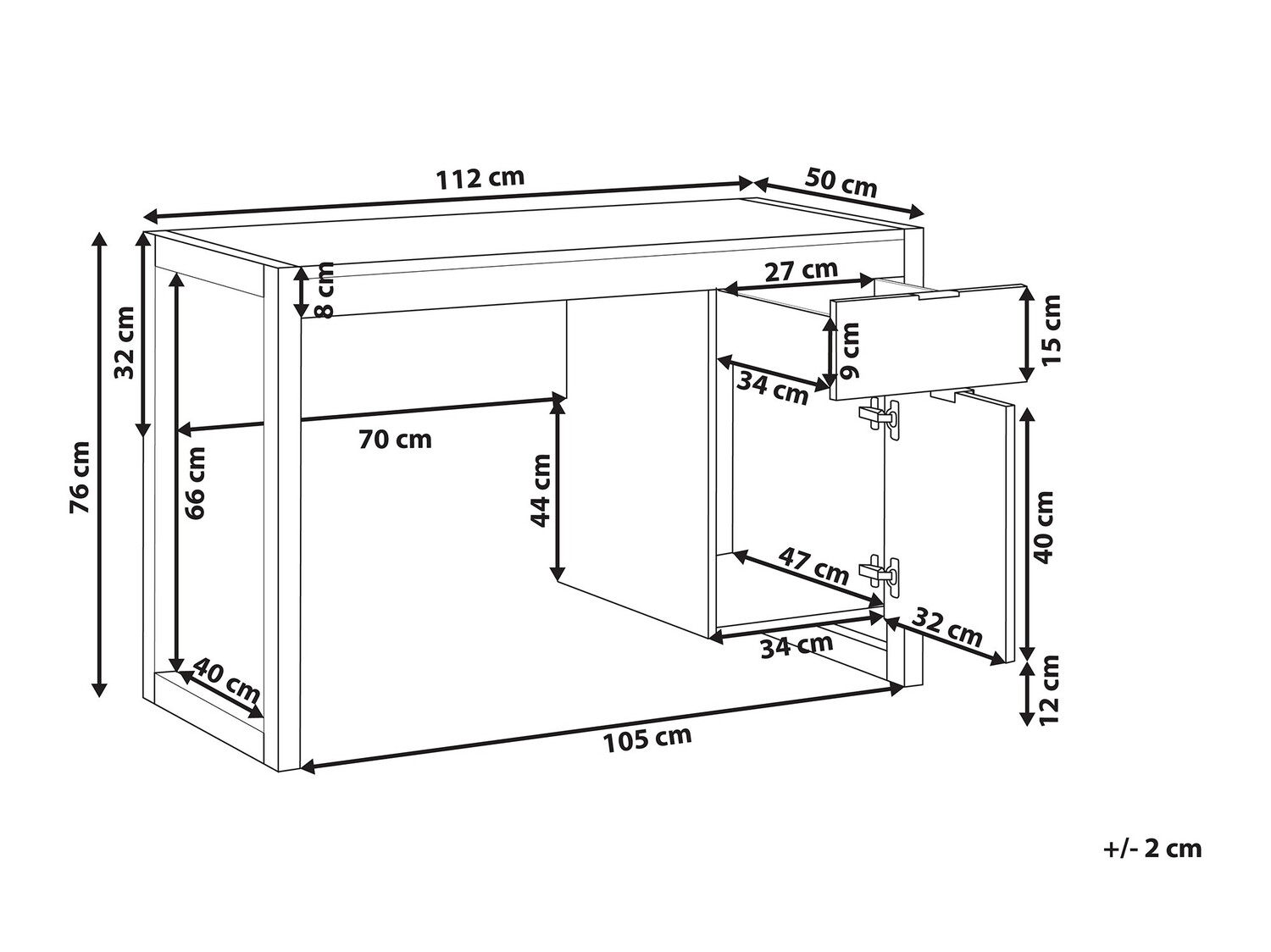 Kirjutuslaud Berwyn 386