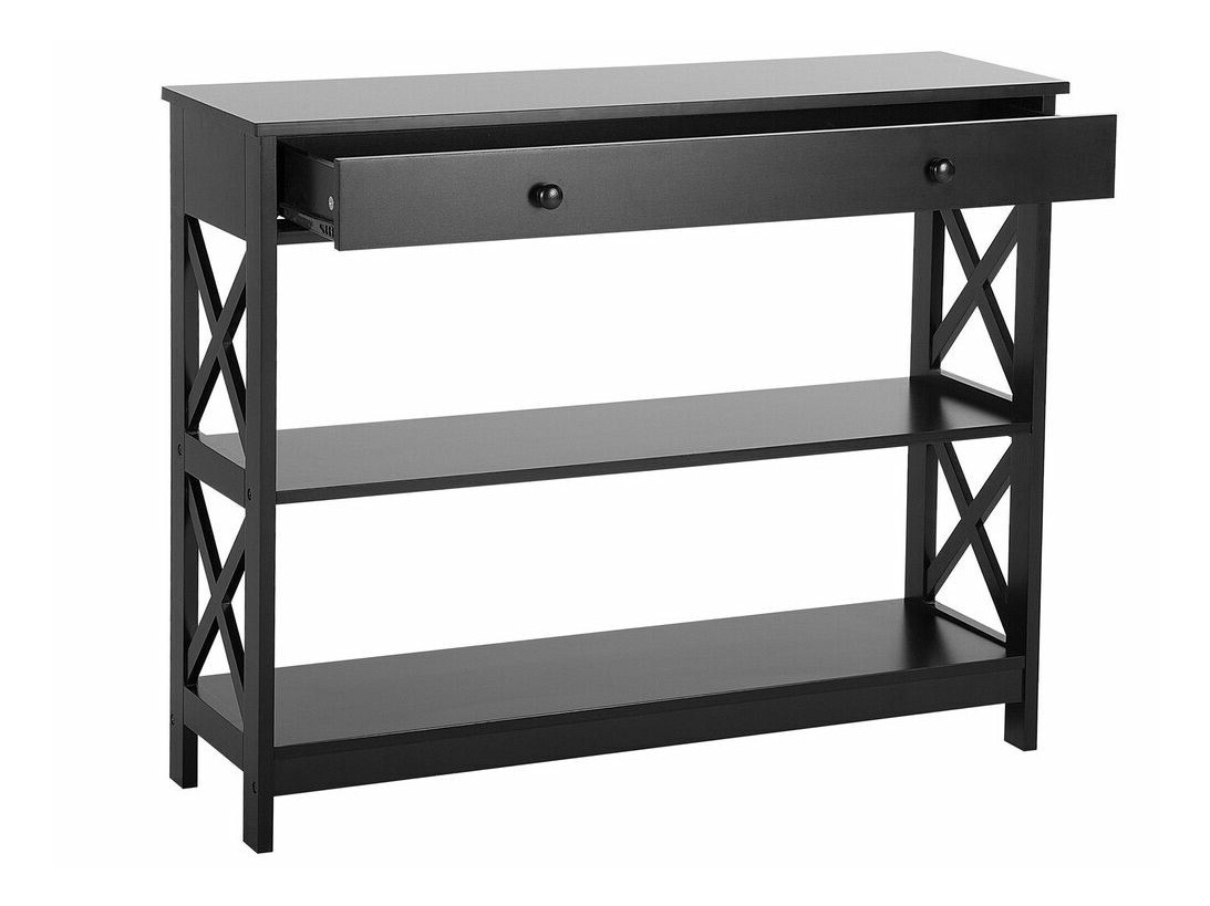 Konsoollaud Berwyn 389 (Must)