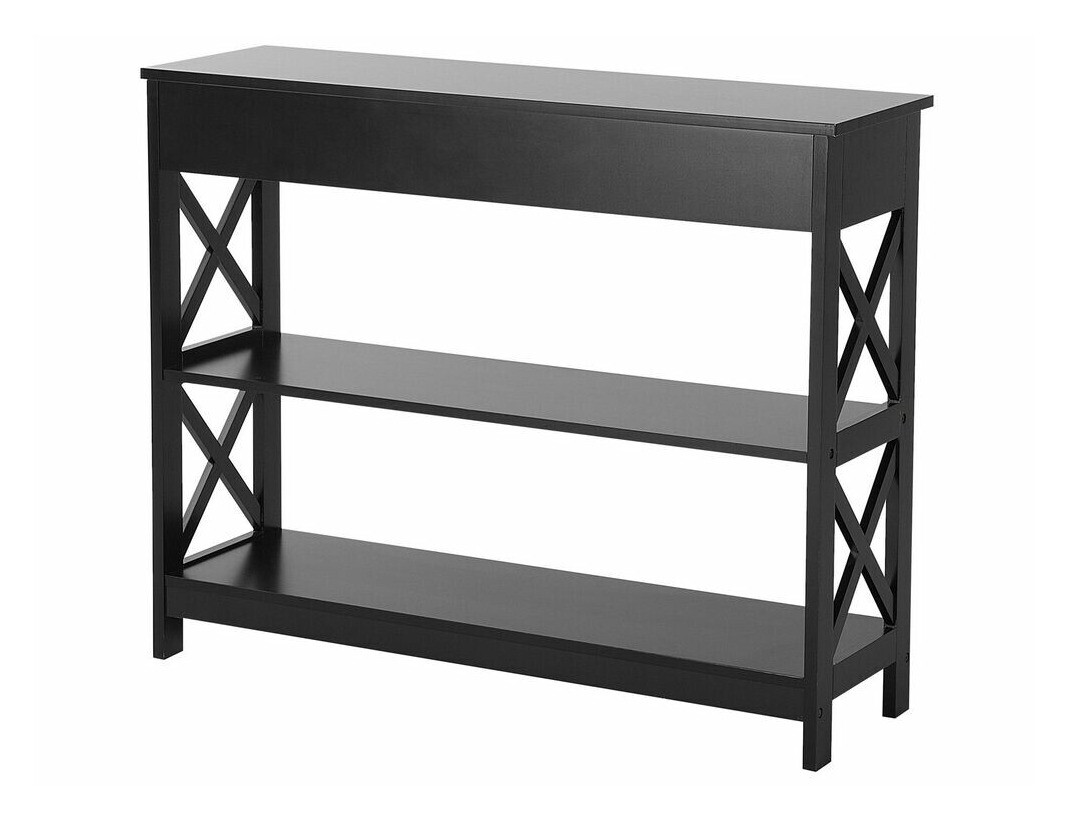 Konsoollaud Berwyn 389 (Must)