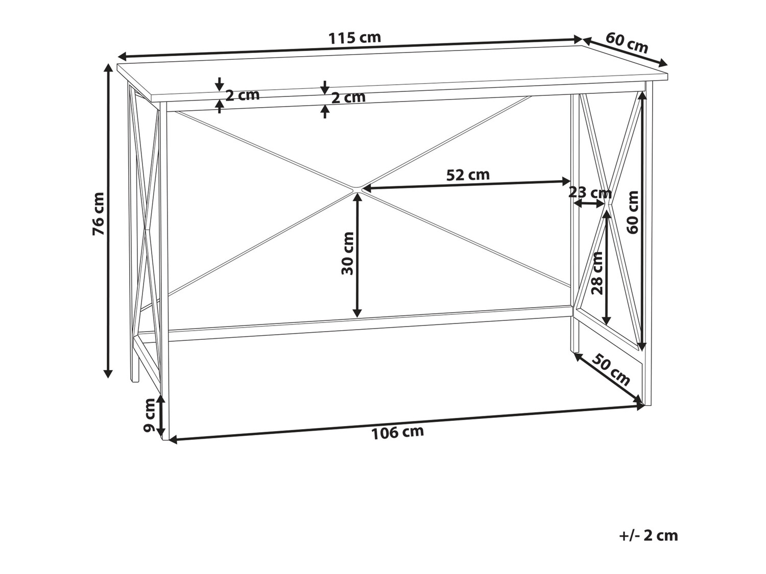 Kirjutuslaud Berwyn 423