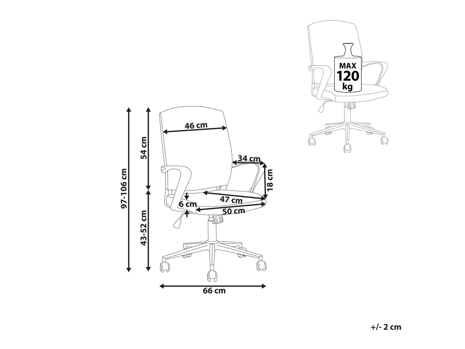 Kontoritool Berwyn 431 (Valge + Hall + Türkiis)