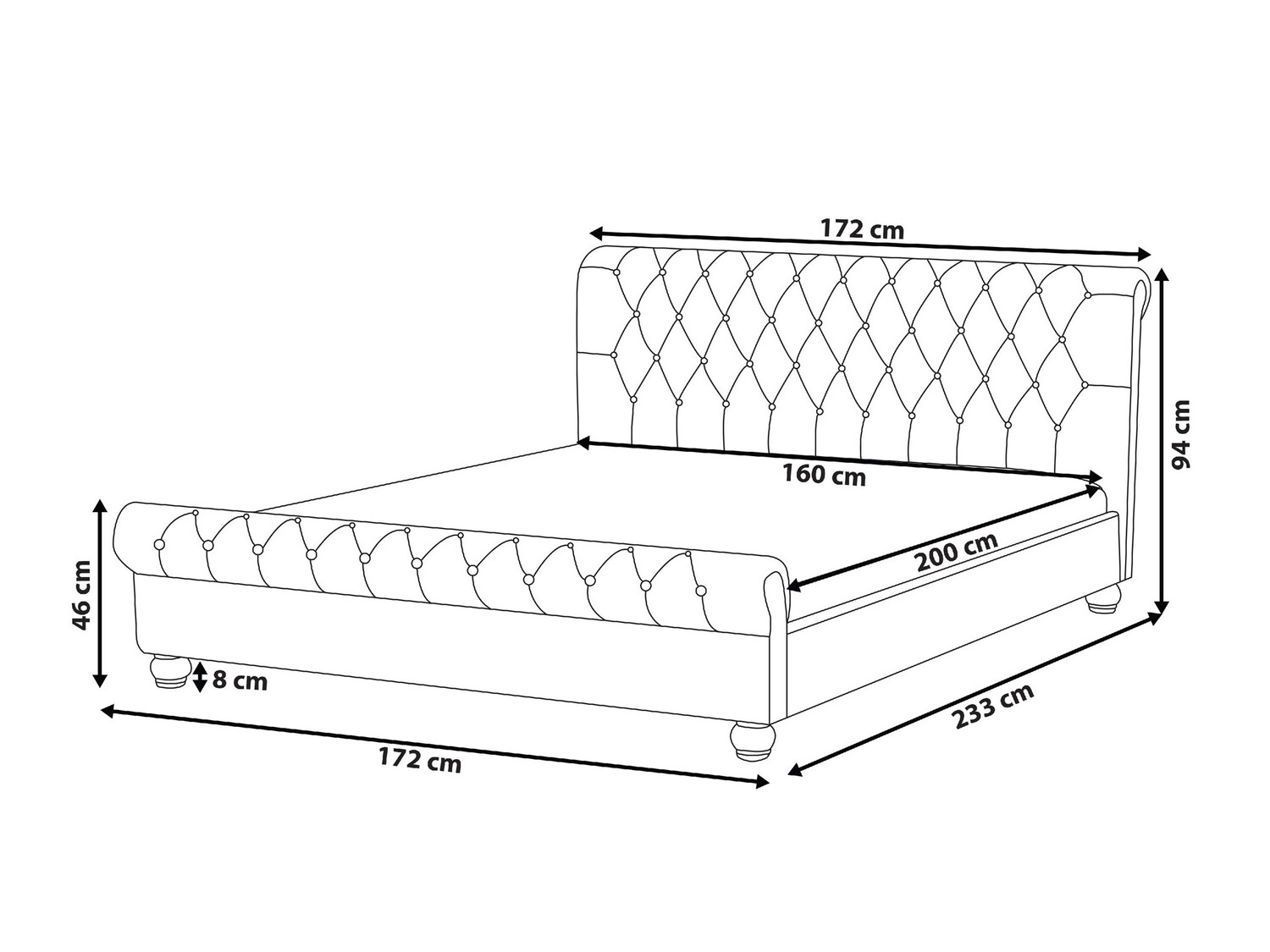 Voodi Berwyn 424 (Roosikarva)