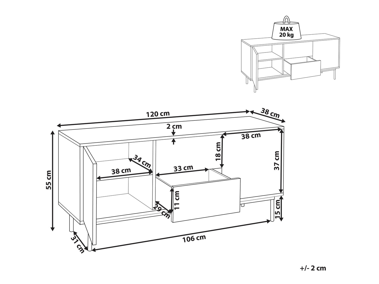 Kummut Berwyn 520 (Must + Tume puit)