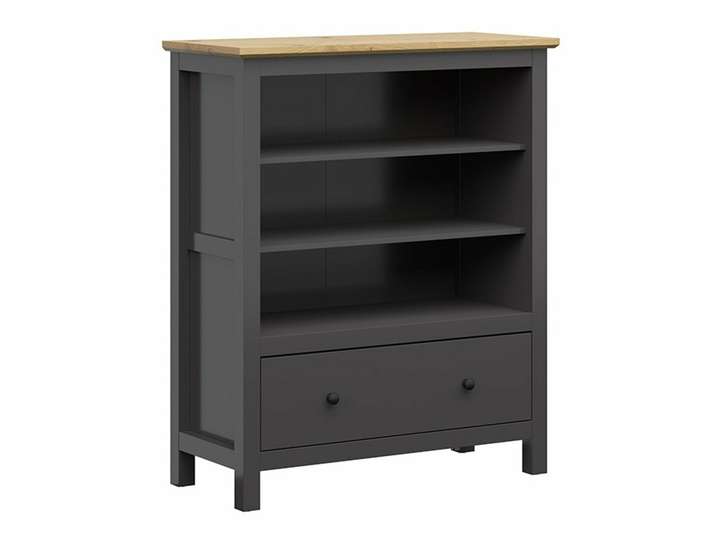 Riiul Sordoro 127 (Grafiit + Artisan tamm)