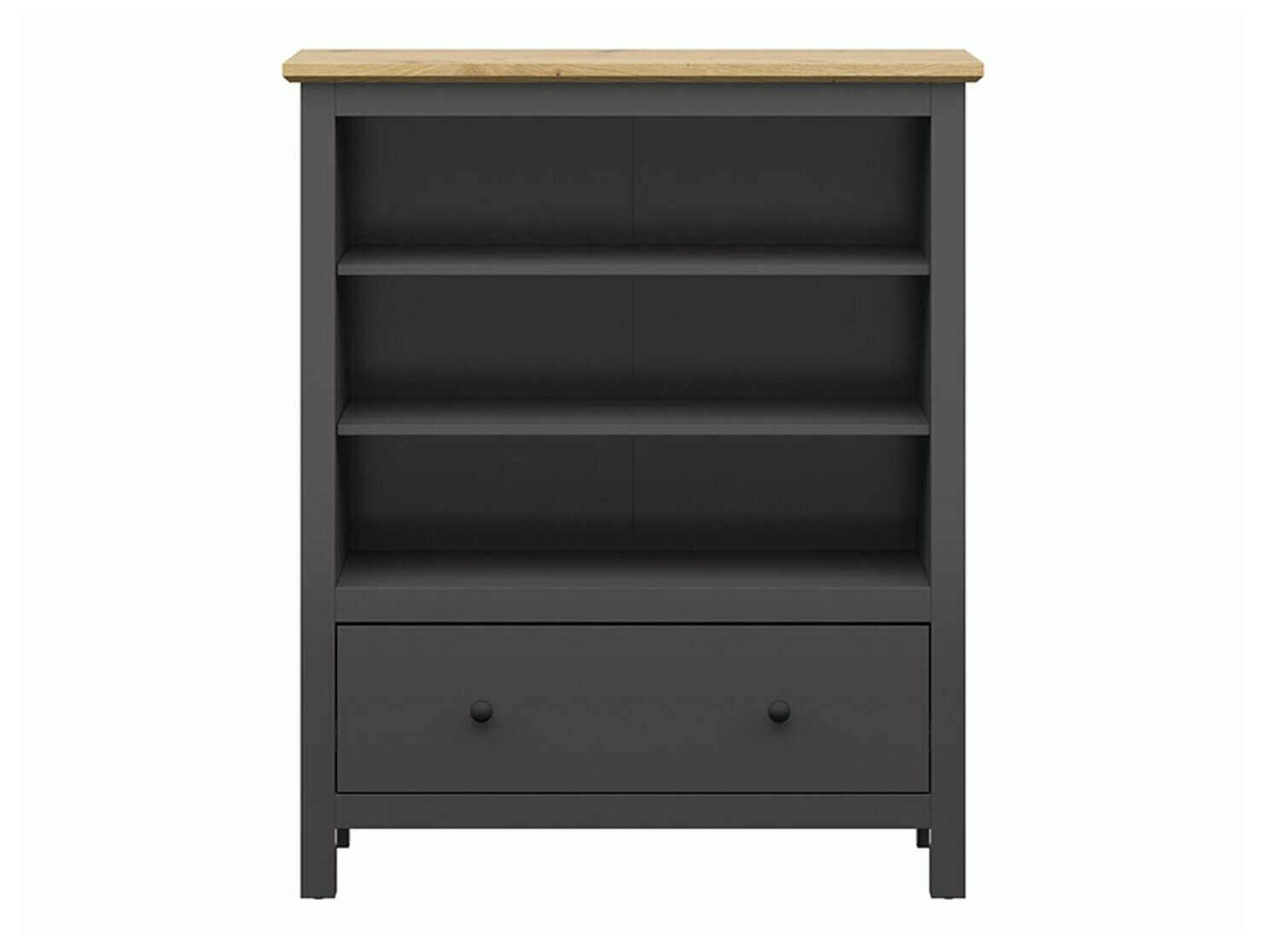 Riiul Sordoro 127 (Grafiit + Artisan tamm)