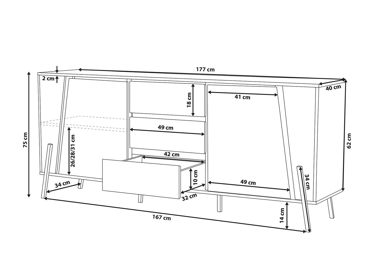 Kummut Berwyn 545 (Tume puit + Must)